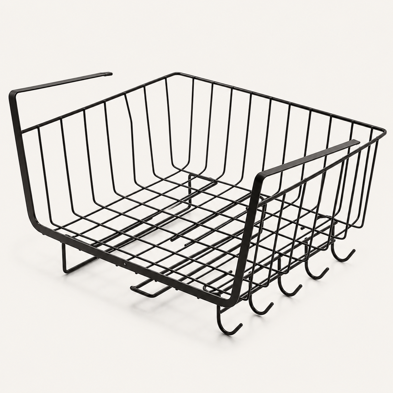 Cesta organizadora colgante bajo estante para cocina - Imagen 3